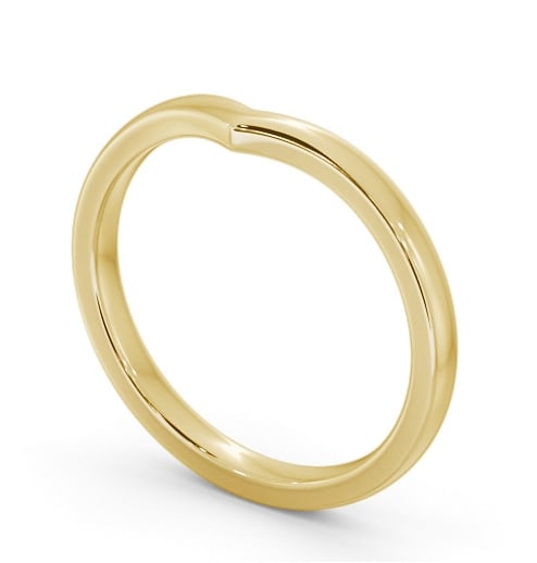 Ladies Plain Wishbone Wedding Ring 9K Yellow Gold WBF63_YG_THUMB1 