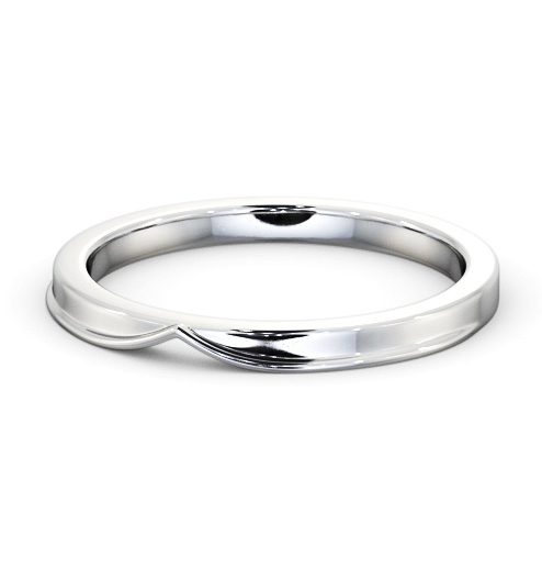  Ladies Plain Wedding Ring Platinum - Devante WBF64_WG_THUMB2 