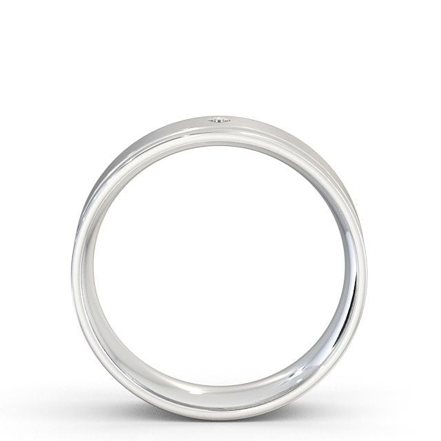 Mens Diamond Wedding Ring Platinum - Olney WBM15_WG_UP