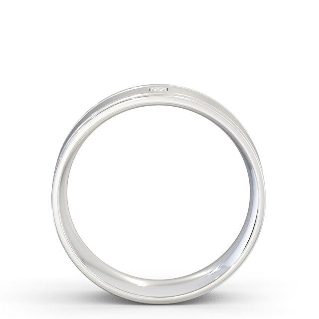 Mens Diamond Wedding Ring Platinum - Brogue WBM17_WG_UP
