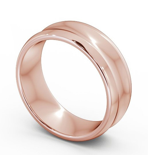 Mens Concave Wedding Ring 9K Rose Gold WBM21_RG_THUMB1_2.jpg 