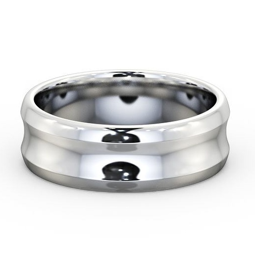  Mens Concave Wedding Ring Palladium - Dunleer WBM21_WG_THUMB2 