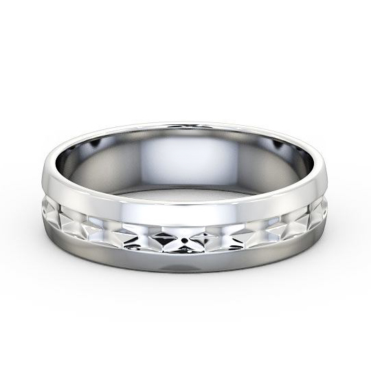 Costa Mens Plain Wedding Ring Patterned Band WBM23_WG_THUMB2_4.jpg 