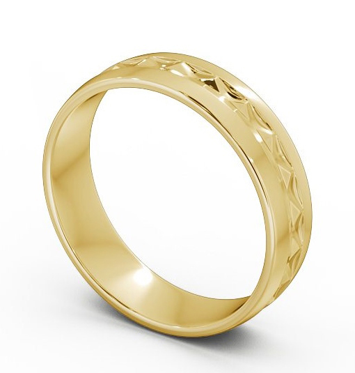 Mens Patterned Wedding Ring 9K Yellow Gold WBM23_YG_THUMB1_2.jpg 