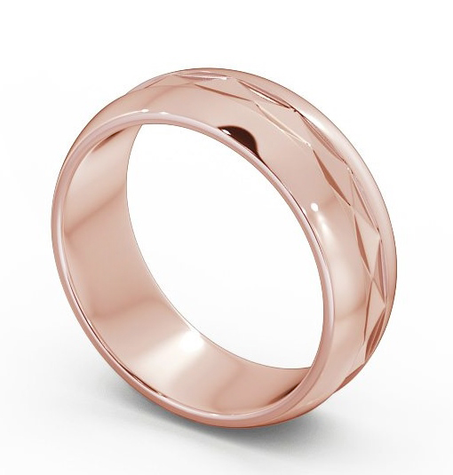 Mens Patterned Wedding Ring 18K Rose Gold WBM24_RG_THUMB1_1.jpg 