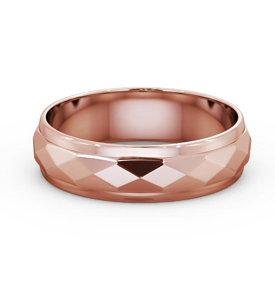 Kyre Mens Plain Wedding Ring Patterned Band WBM27_RG_THUMB2_1.jpg 