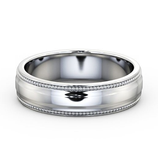  Mens Milgrain Wedding Ring Platinum - Limbury WBM29_WG_THUMB2 