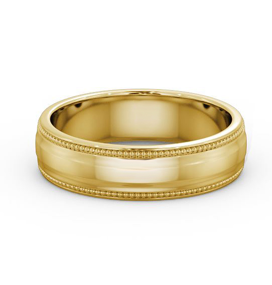 Limbury Mens Plain Wedding Ring Milgrain Detail WBM29_YG_THUMB2_1.jpg 