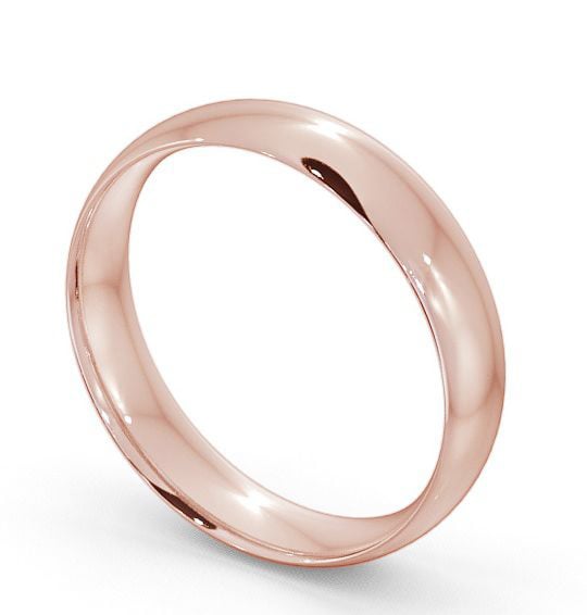 Mens Plain Traditional Court Wedding Ring 9K Rose Gold WBM2_RG_THUMB1