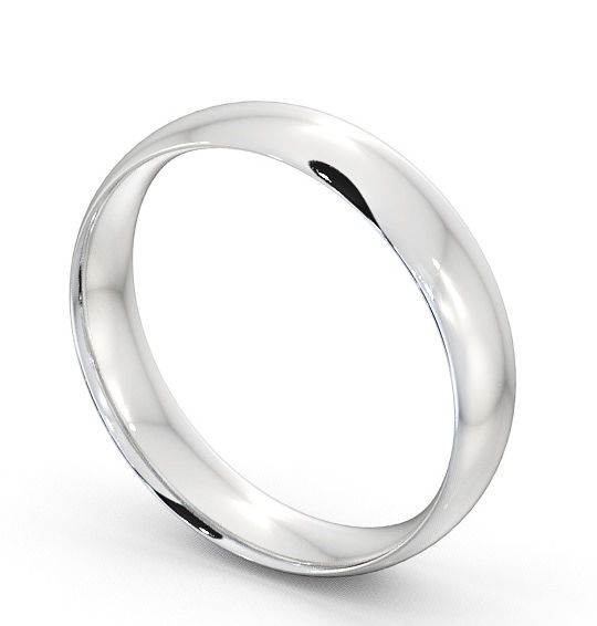  Mens Plain Wedding Ring Platinum - Traditional Court WBM2_WG_THUMB1 