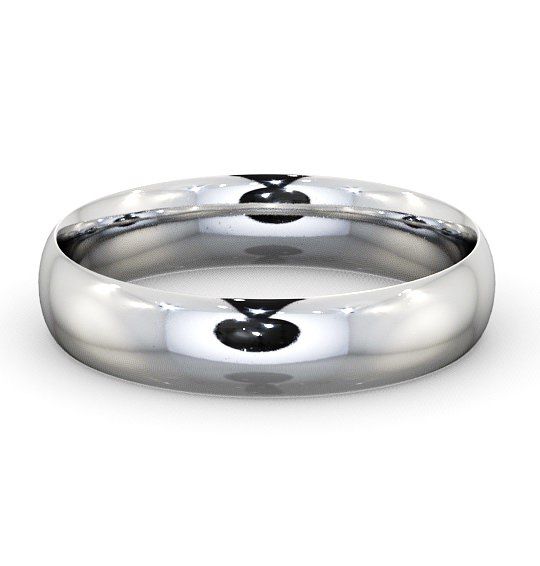  Mens Plain Wedding Ring Platinum - Traditional Court WBM2_WG_THUMB2 