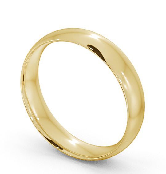 Mens Plain Traditional Court Wedding Ring 18K Yellow Gold WBM2_YG_THUMB1 