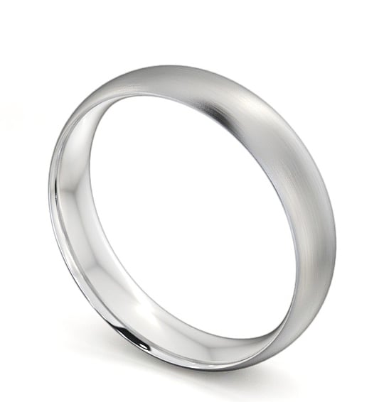 Mens Plain Traditional Court with Matt Finish Wedding Ring Palladium WBM2B_WG_THUMB1