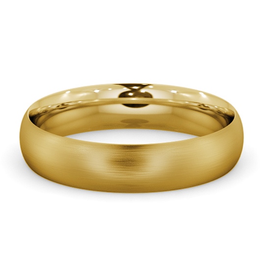  Mens Plain Wedding Ring 9K Yellow Gold - Traditional Court (Matt) WBM2B_YG_THUMB2 