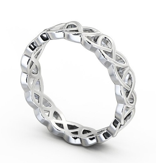 Mens Celtic Style Wedding Ring 9K White Gold WBM33_WG_THUMB1_2.jpg 