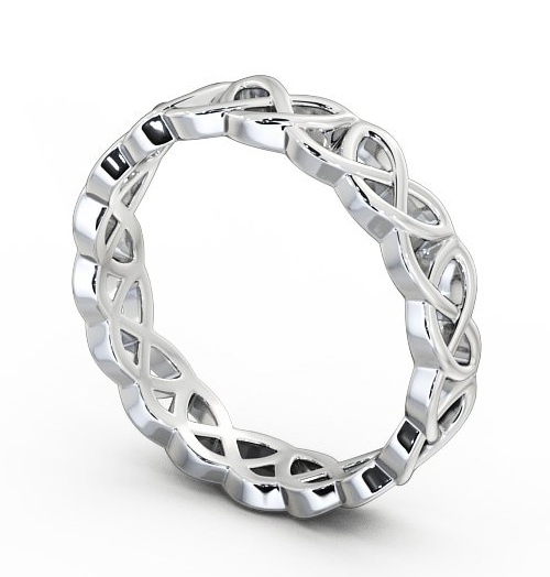  Mens Celtic Style Wedding Ring Platinum - Castan WBM33_WG_THUMB1 
