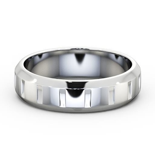  Mens Tapered Wedding Ring Platinum - Selson WBM36_WG_THUMB2 