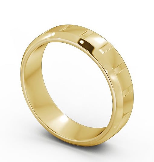 Mens Tapered Wedding Ring 18K Yellow Gold WBM36_YG_THUMB1_1.jpg