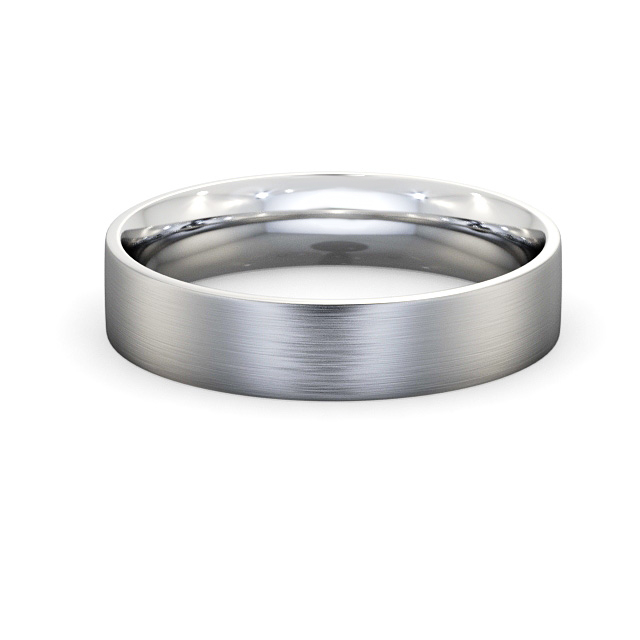 Mens plain hotsell platinum wedding bands