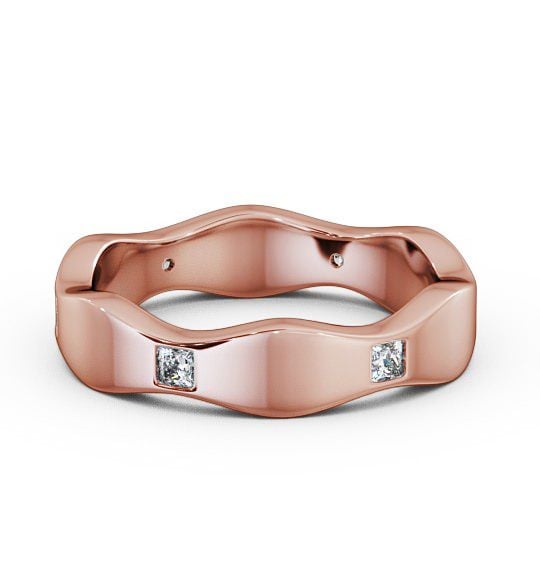  Mens Diamond 0.30ct Wedding Ring 18K Rose Gold - Hoyle WBM44_RG_THUMB2 