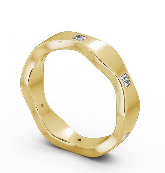  Mens Diamond 0.30ct Wedding Ring 9K Yellow Gold - Hoyle WBM44_YG_THUMB1 