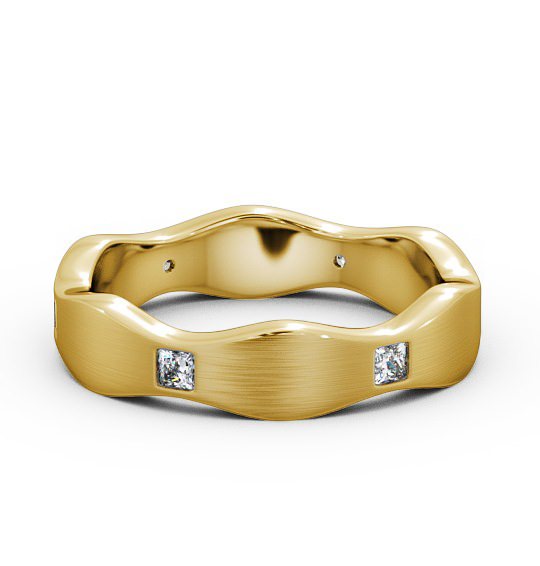  Mens Diamond 0.30ct Wedding Ring 18K Yellow Gold - Hoyle (Matt) WBM44B_YG_THUMB2 