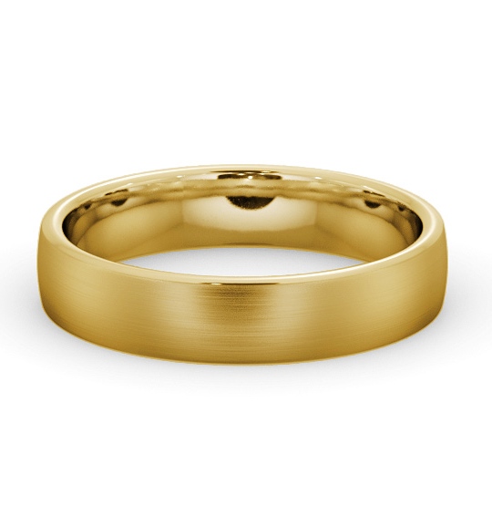  Mens Plain Wedding Ring 9K Yellow Gold - Double Comfort (Matt) WBM46B_YG_THUMB2 
