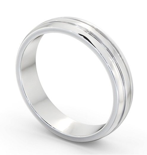 Mens Wedding Ring Platinum - Morales WBM53_WG_THUMB1