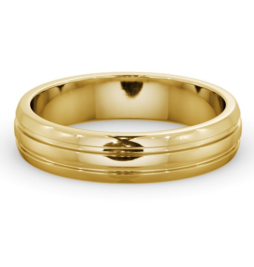  Mens Wedding Ring 9K Yellow Gold - Morales WBM53_YG_THUMB2 