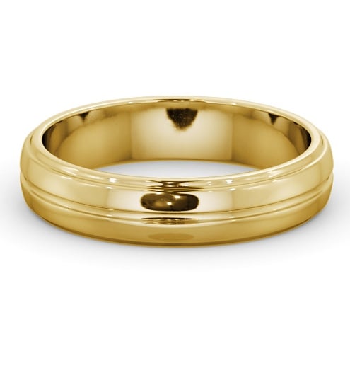  Mens Wedding Ring 9K Yellow Gold - Harrell WBM54_YG_THUMB2 