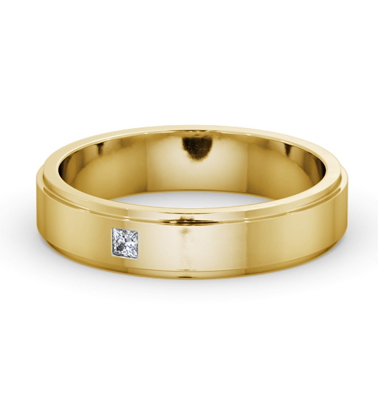  Mens Step Diamond Wedding Ring 18K Yellow Gold - Dunne WBM55_YG_THUMB2 