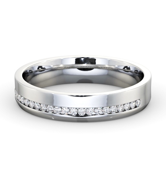 Mens 0.20ct Round Diamond Channel Set Wedding Ring 18K White Gold WBM57_WG_THUMB2 