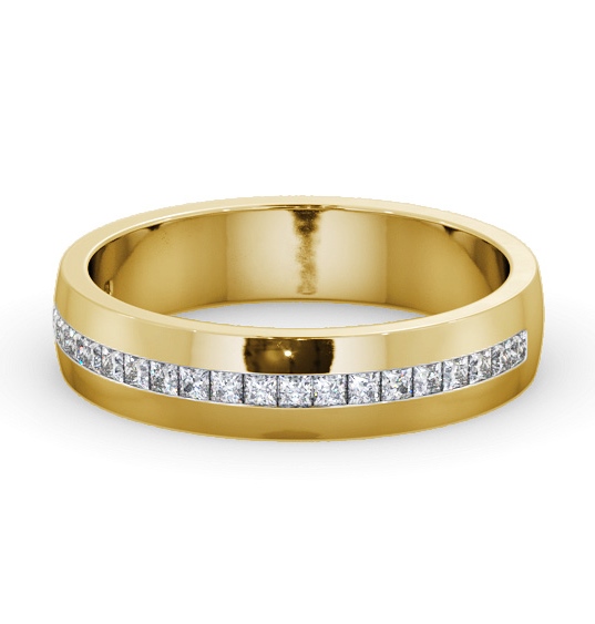  Mens 0.50ct Diamond Wedding Ring 9K Yellow Gold - Walton WBM58_YG_THUMB2 