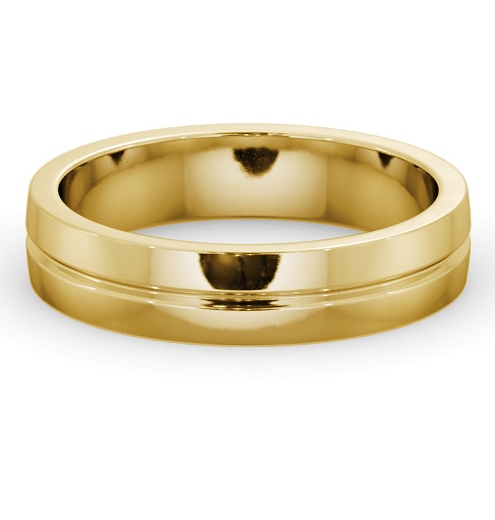  Mens Wedding Ring 9K Yellow Gold - Stanton WBM61_YG_THUMB2 
