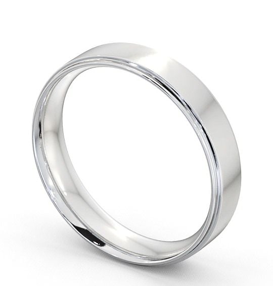  Mens Wedding Ring Platinum - Zeal WBM9_WG_THUMB1 