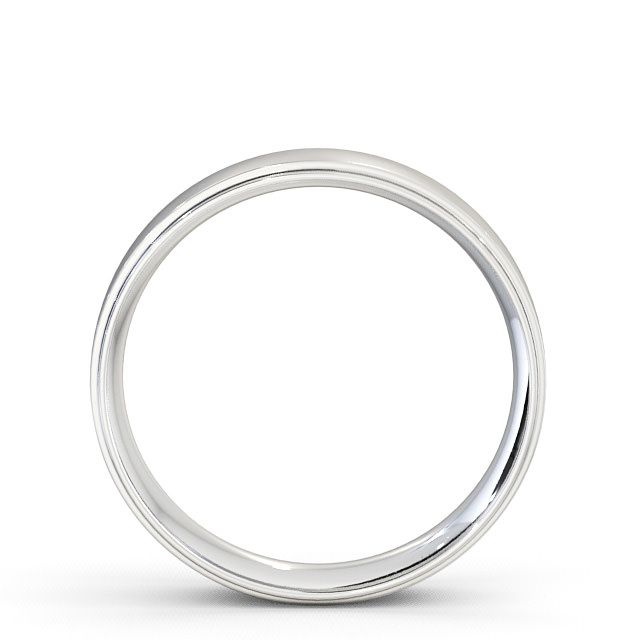 Mens Wedding Ring Platinum - Zeal WBM9_WG_UP