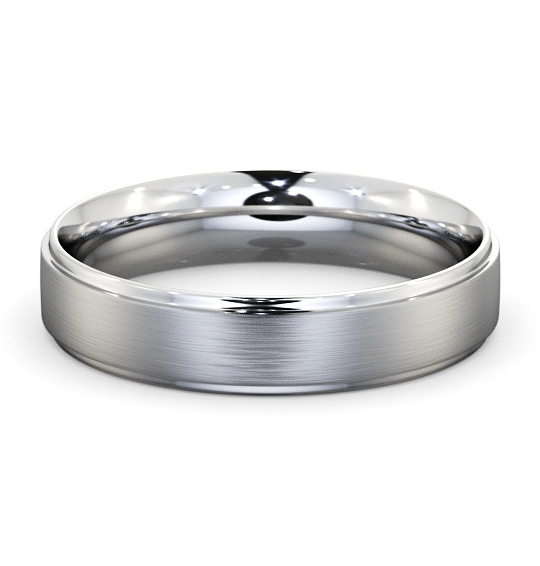  Mens Wedding Ring Platinum - Zeal (Matt) WBM9B_WG_THUMB2 