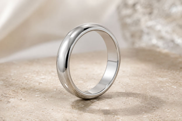 D Shape Wedding Ring