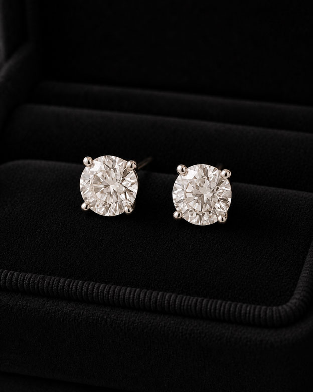 Diamond Stud Earrings