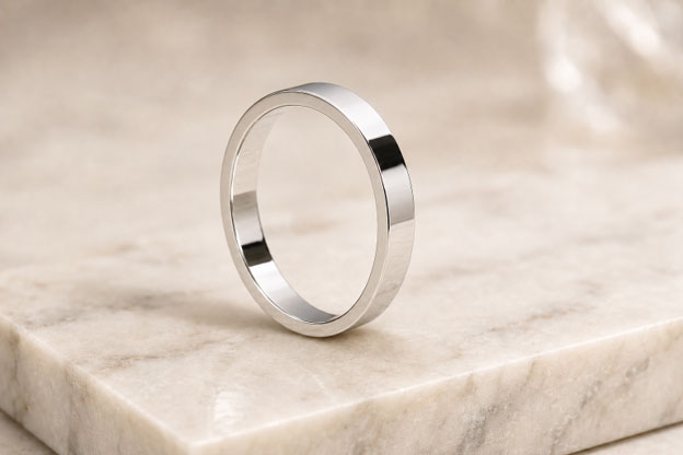 Flat Wedding Ring
