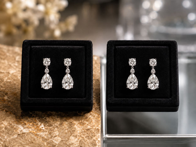 Natural vs Lab-Grown Diamond Earrings