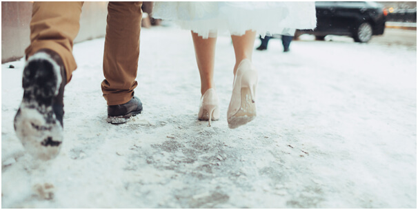Snow on your wedding day