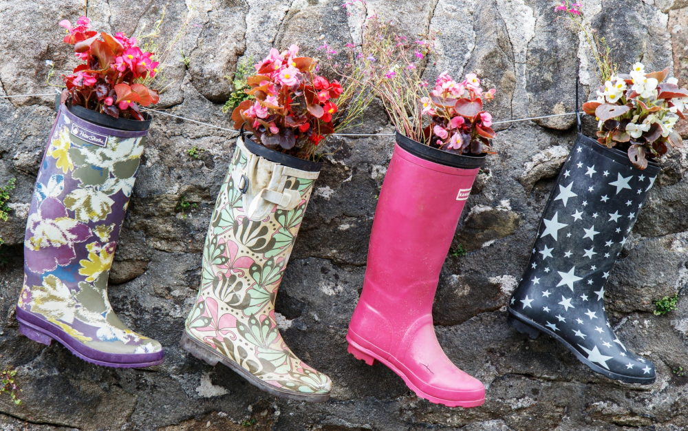 Wellington boot decorations