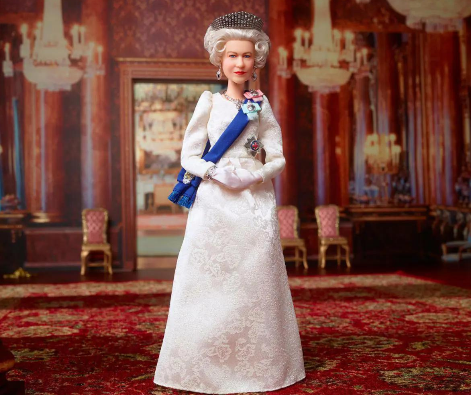 The Jewellery on  the Queen Elizabeth Barbie Doll is Worth £85 Million