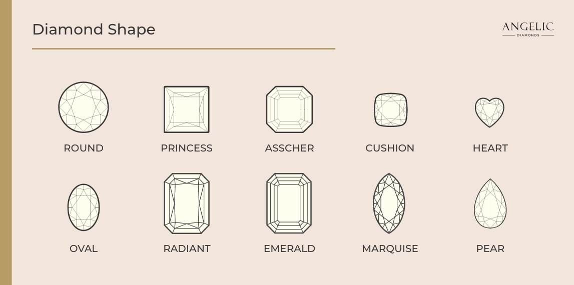Your guide to engagement ring shapes